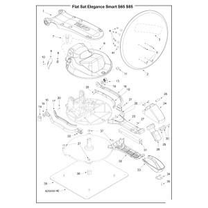 Teleco 10783 spare part Zelftapp.schroef M3.9x13 E.Voy.65/85
