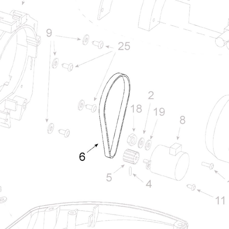 Teleco 10305 spare part Synchroon snaar