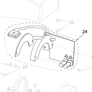 Teleco 19460 spare part Skew sensor&contr. unit & GPS Single