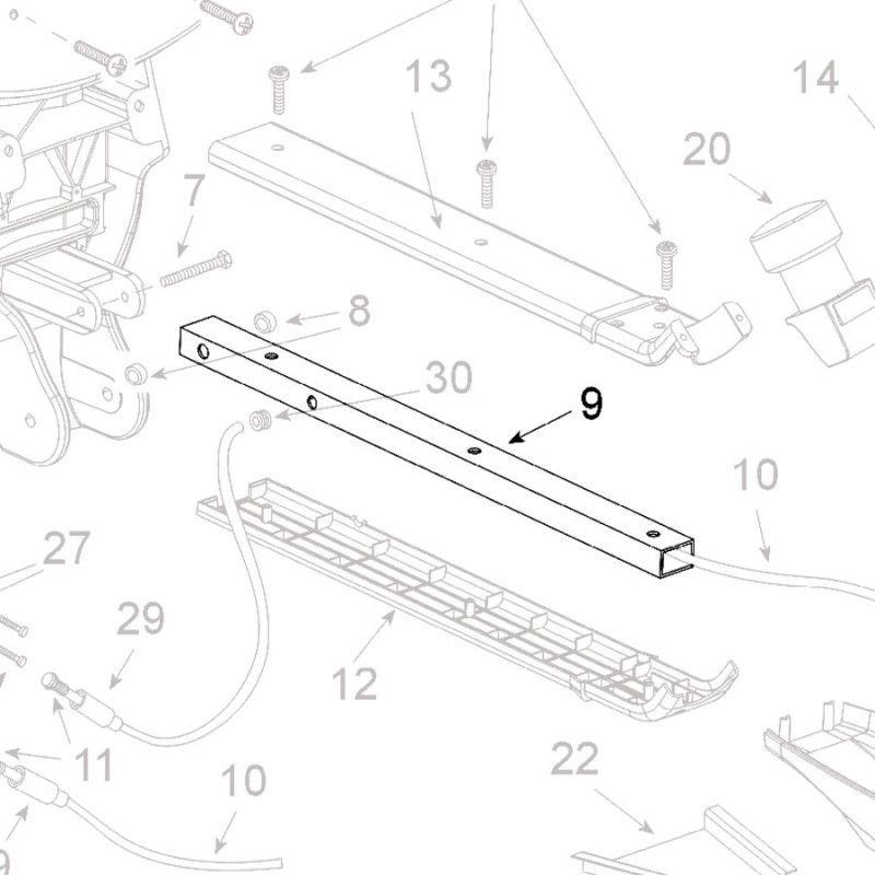 Teleco 11428 spare part LNB draagarm Voy.65