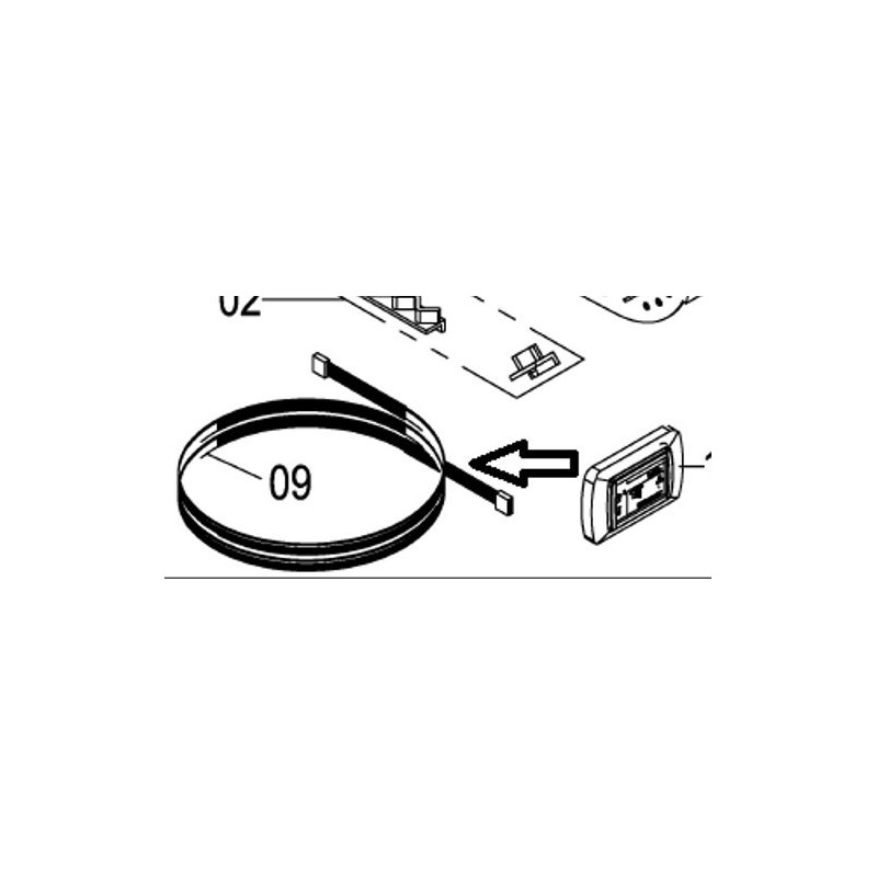 Telair 30117 spare part Verbindingskabel Remote Module