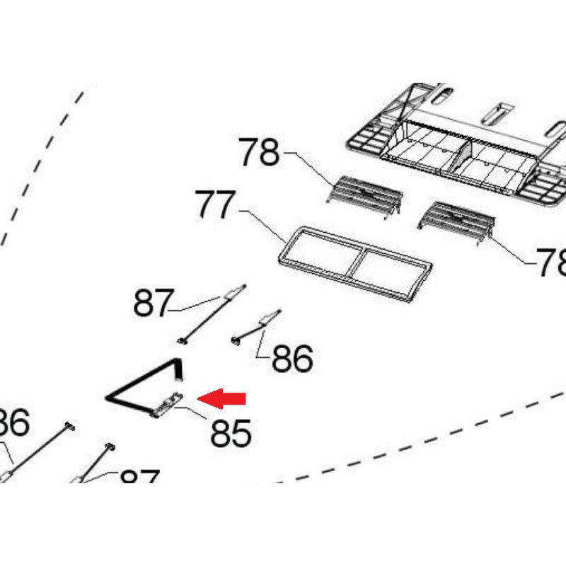 Telair 06754 Spare part Display Dualclima